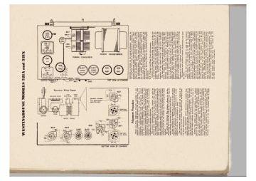 Canadian Westinghouse 521A schematic circuit diagram